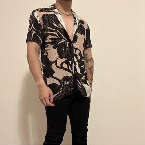 Zara Floral Summer Shirt